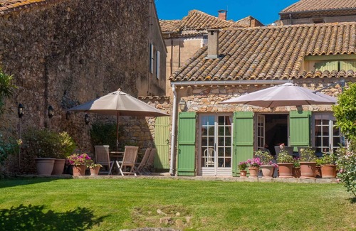 Montouliers Casa | Hermosa casa tranquila con vistas y piscina privada y cerca del Canal du Midi