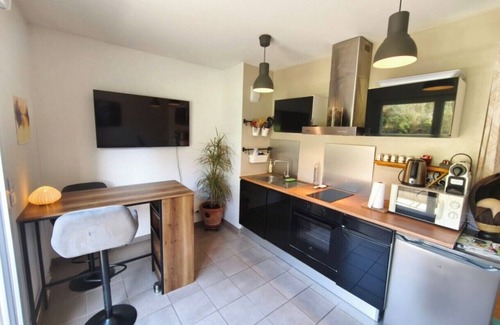 Sarrola-Carcopino Apartamento | Nice T2 with Wifi - balcony and view