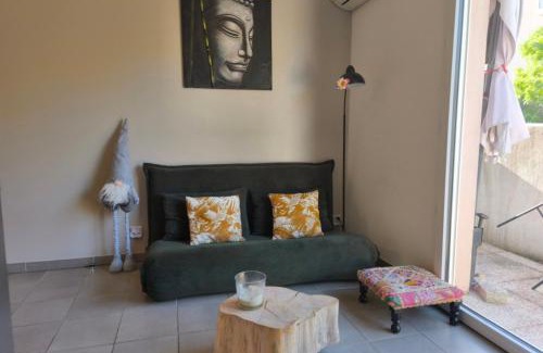 Sarrola-Carcopino Apartamento | Nice T2 with Wifi - balcony and view