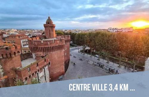 Moyen-Vernet Apartamento | Nid Catalan Climatisé Jardin Centre-ville Plage