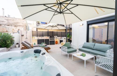 Rhodes Apartamento | NiMar luxury city villa with jacuzzi