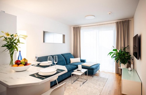 Leipziger Vorstadt Apartamento | NK Apartments - Hafencity Dresden mit Elbblick - Modern & Zentral