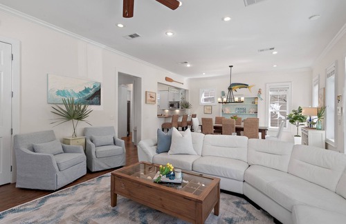 Seagrove Beach Casa | Dedos en la arena: escuche las olas, vea el océano desde nuestra cabaña junto al mar