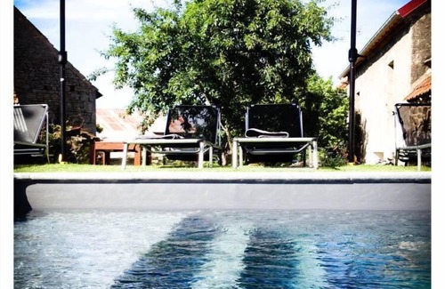 Peyrat-la-Noniere Casa | Nonpareil: 4-star holiday home for 10 people, swimming pool, Spa in La Mazère