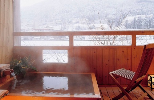 Gero Onsen Casa | Nonsmoking room Twin bedroom View of the cit /Gero Gifu