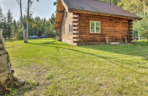 North Pole Cabina | ¡NUEVO! Cabaña de madera del Polo Norte con vistas de la aurora boreal!