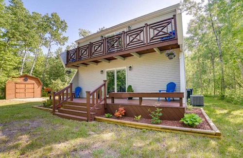 Elmira Casa | Northern Michigan Hideaway with Hot Tub and Fire Pit!