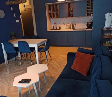 Baluty Apartamento | Nowoczesny Apartament przy Manufakturze z parkingiem podziemnym i klimatyzacją