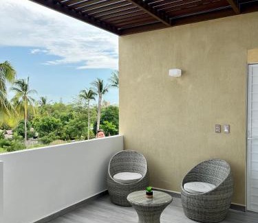Manzanillo Apartamento | Nuevo penthouse con terraza privada, alberca , area infantil y pet friendly