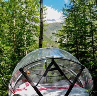 La Chapelle-en-Valgodemard Otro | Nuit insolite bulle forêt glamping