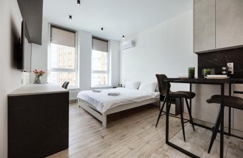 Svyatoshyns'kyi District Apartamento | Nyvky Like Home - Нивки Парк - Студія 40-1