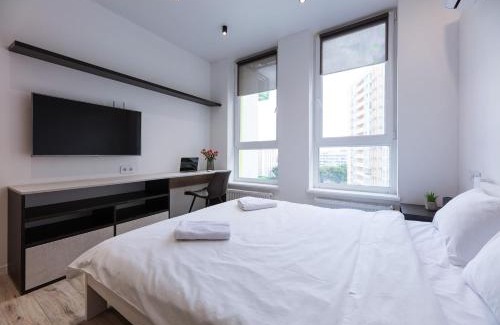 Svyatoshyns'kyi District Apartamento | Nyvky Like Home - Нивки Парк - Студія 40-1