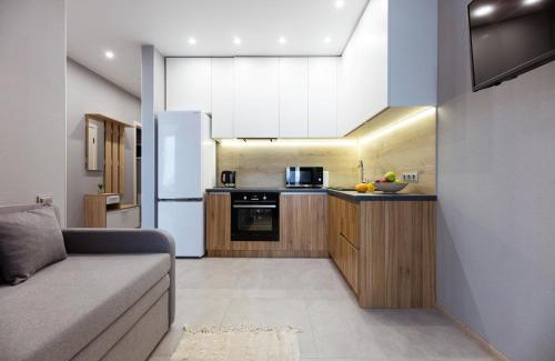 Svyatoshyns'kyi District Apartamento | Nyvky Like Home - Сан Франциско - Квартира 291 з балконом