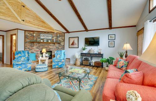 Tranquil Harbour Casa | Oak Island Vacation Rental with Decks, Walk to Beach