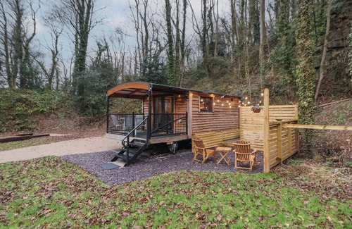 Hendrerwydd Cabaña | OAK, pet friendly, character holiday cottage in Afonwen