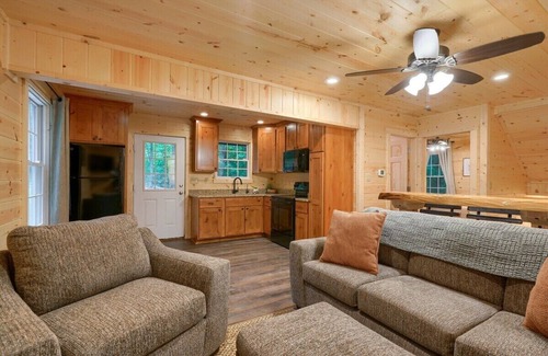 Rockbridge Cabina | Cabaña-Baño Privado-Oak Ridge Preserve