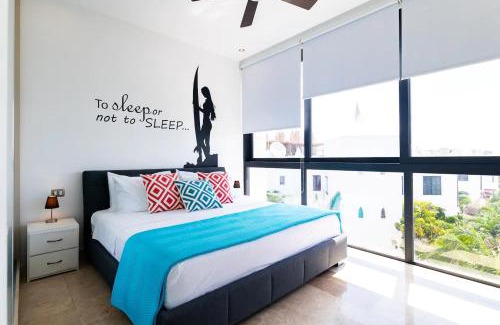 Zazil-ha Apartamento | Oasis 2BR btw 5ta and Beach Early-Late Check in-out option