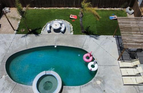 Desert Hot Springs Casa | Oasis tranquil home Retreat Private Pool, Spa, and BBQ