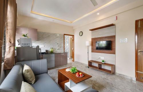 Koramangala 1A Block Apartamento | OBS 1BHK with Balcony Koramangala