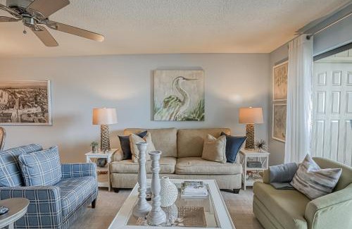 Saint Helena Island Casa | Ocean Bliss Cottage! Beach Club Villa with Canal Views - Short walk to Beach