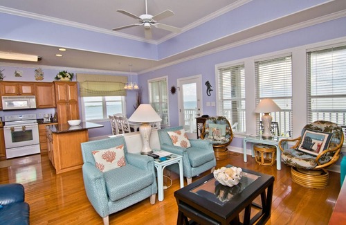 Indian Beach Condominio | Ocean Club R301, Soundfront Condo in Indian Beach, NC!