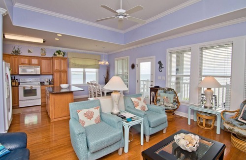 Indian Beach Condominio | Ocean Club R301, Soundfront Condo in Indian Beach, NC!