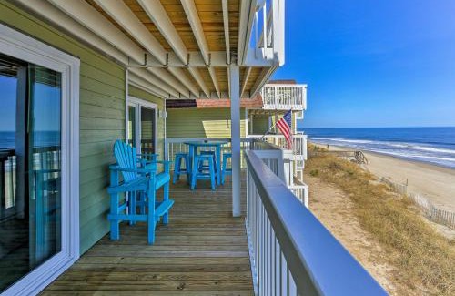 Kure Beach Apartamento | Ocean Dunes Kure Beach Condo with Balcony and Pool