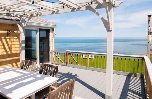 Plymouth Casa | Frente al mar con playa privada Retiro: Impresionantes vistas despejadas al mar