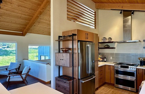 Sea Ranch Casa | Ocean meadow home, great views, hot tub, EV charger, shared pools