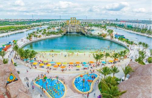 Van Giang Cama Y Desayuno | Ocean Park 2 - 3 Giường Đôi ở Tầng 2 Sunny Residence