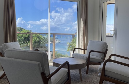 Corossol Apartamento | Ocean-view apartment in central Gustavia, St Barth; steps from the beach
