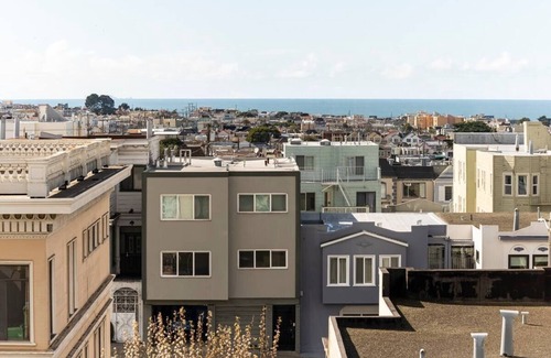 Inner Sunset Casa | Habitacion Doble-Queen-Baño compartido-Vista al mar-Ocean View Room