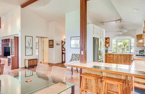 Kona Paradise Casa | ¡Capitán Cook ‘Anji’s Beach House’ con Lanai y vistas!