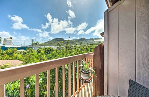Nawiliwili Condominio | Ocean-View Condo < Half Mile to Kalapaki Beach!