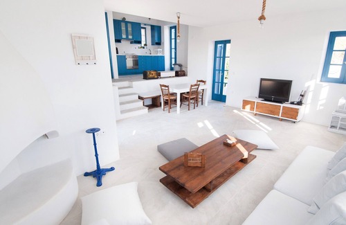 Krotiri Casa | Casa con vista al mar y piscina