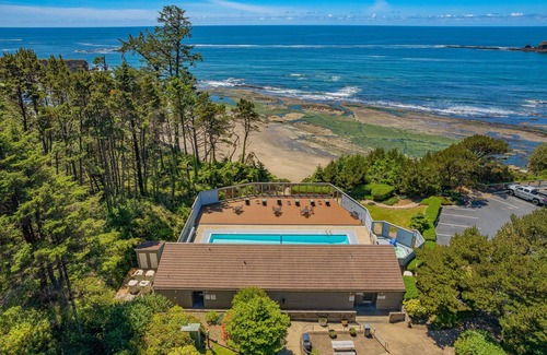 Otter Rock Apartamento | Ocean-View Mini Suite with Queen Bed