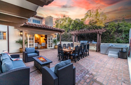 La Jolla Shores Casa | Ocean View Spanish Beauty Half Block to Beach