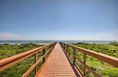 Crescent Beach Apartamento | Ocean-View St Augustine Studio with Pool Access!