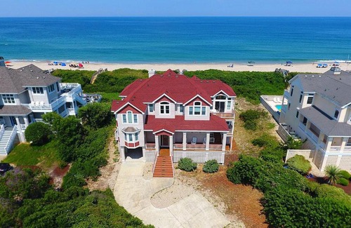 Pine Island Casa | OCEANFRONT, 7 BRs, Ocean Views, Pool table, Pool, Private Beach Access, PI26, Atlantis