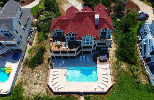 Pine Island Casa | OCEANFRONT, 7 BRs, Ocean Views, Pool table, Pool, Private Beach Access, PI26, Atlantis
