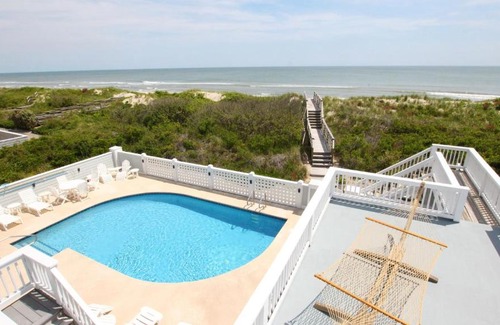 Pine Island Casa | OCEANFRONT, 9 BRs, Private Pool, Theater Rm, Rec Rm, Ocean Views, PI134, Heavenly Dayz