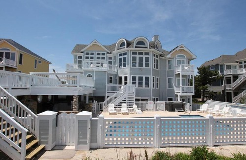 Pine Island Casa | OCEANFRONT, 9 BRs, Private Pool, Theater Rm, Rec Rm, Ocean Views, PI134, Heavenly Dayz