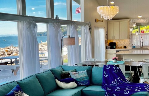 Camano Island Casa | Oceanfront Beach House on Camano Island: Gone Coastal Beach House.