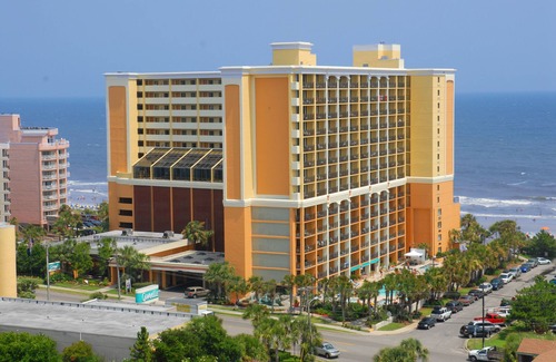 Myrtle Beach Complejo | Eficiencia doble frente al mar con vista + Privilegios de alquiler en el sitio oficiales
