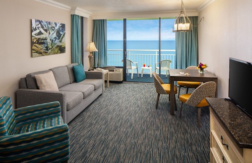 Myrtle Beach Complejo | Oceanfront Family Suite at Coral Beach Resort - Full Access to Amenities!