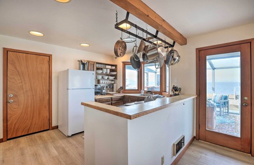 Ferndale Casa | Oceanfront Ferndale Oasis w/ Fire Pit, Grill!