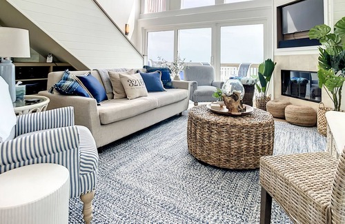 Bethune Beach Casa | Oceanfront home on quiet beach! Four levels of sun decks! 6847S