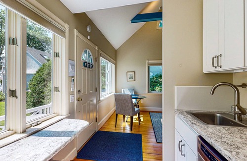 Town Landing Casa | Oceanfront home with A/C, firepit, gas grill, W/D, + separate studio