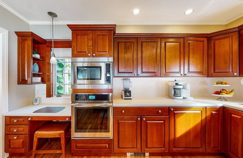 Town Landing Casa | Oceanfront home with A/C, firepit, gas grill, W/D, + separate studio