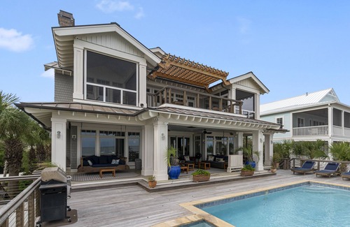 North Litchfield Beach Casa | Oceanfront house with separate carriage house & private swimming pool at North Litchfield Beach.